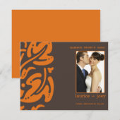 Hawaiin - Save the Date - Orange (Vorne/Hinten)