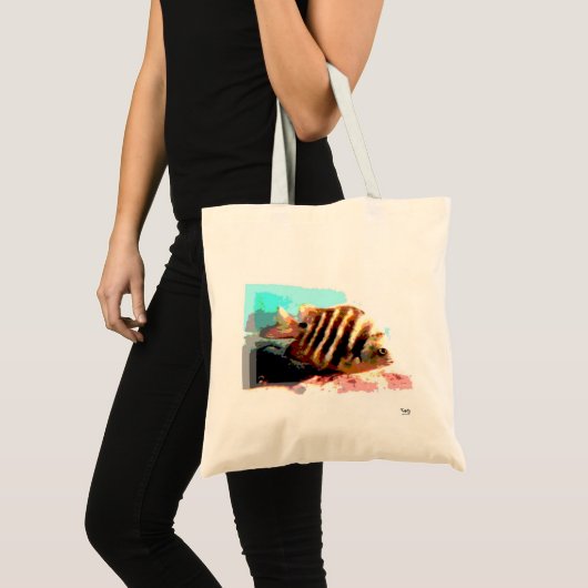Hawaiin Striped Fish Beach Tasche (Vorderseite (Produkt))