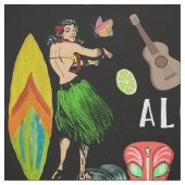 Hawaiin Tiki Fabric Stoff (Muster)