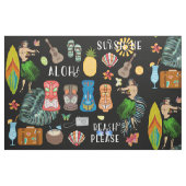 Hawaiin Tiki Fabric Stoff (Fat Quarter (45,7 x 55,9 cm))