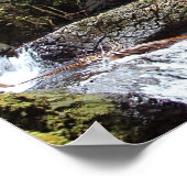 Hawaiin Waterfall Poster (Ecke)