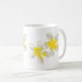 Hawaiiplumeria-Blumen Kaffeetasse (VorderseiteRechts)