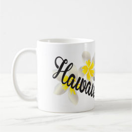 Hawaiiplumeria-Blumen Kaffeetasse