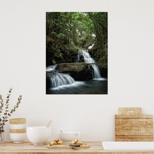 HAWAII'S ONOMEA FALLS POSTER (Küche)