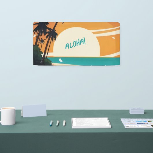 Hawaiisch/Aloha/Tropical/Strand Banner (Messe)