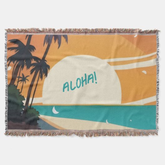 Hawaiisch/Aloha/Tropical/Strand Decke (Vorderseite)