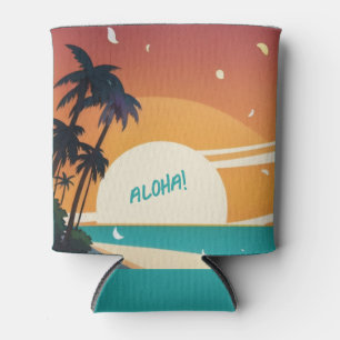 Hawaiisch/Aloha/Tropical/Strand Dosenkühler