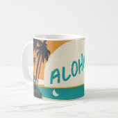 Hawaiisch/Aloha/Tropical/Strand Kaffeetasse (Vorderseite Links)