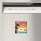 Hawaiisch/Aloha/Tropical/Strand Magnet (In Situ (Geschirrspüler))