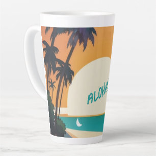 Hawaiisch/Aloha/Tropical/Strand Milchtasse
