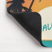 Hawaiisch/Aloha/Tropical/Strand Mousepad (Ecke)