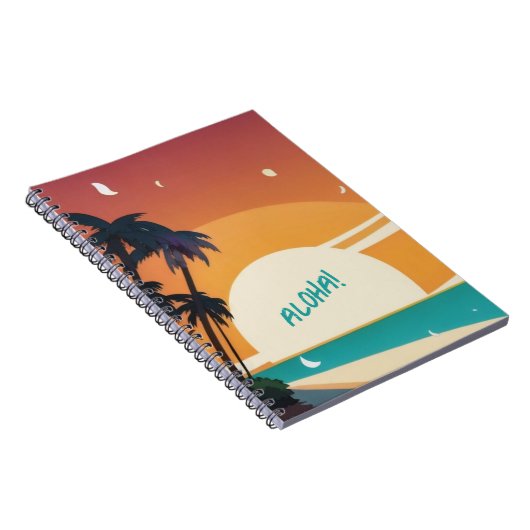 Hawaiisch/Aloha/Tropical/Strand Notizblock (Rechte Seite)
