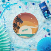 Hawaiisch/Aloha/Tropical/Strand Pappteller (Party)