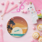 Hawaiisch/Aloha/Tropical/Strand Pappteller (Party)