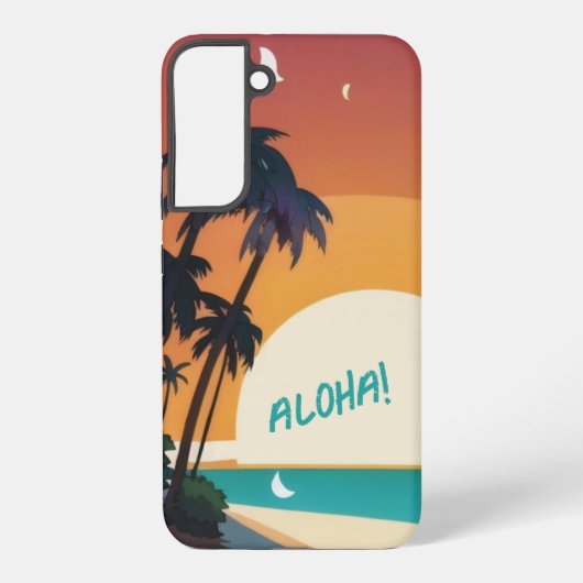 Hawaiisch/Aloha/Tropical/Strand Samsung Galaxy Hülle (Rückseite)