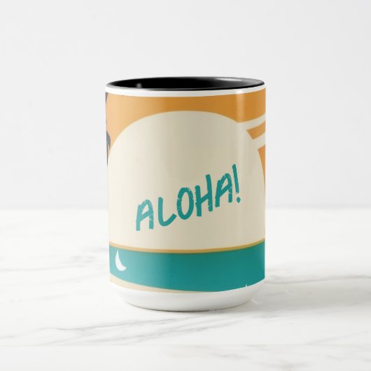 Hawaiisch/Aloha/Tropical/Strand Tasse (Zentrum)