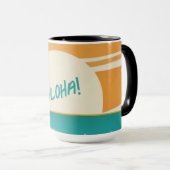 Hawaiisch/Aloha/Tropical/Strand Tasse (VorderseiteRechts)