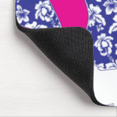 Hawaiisch-Blume-Manta-Rays Mousepad (Ecke)