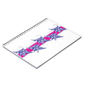 Hawaiisch-Blume-Manta-Rays Notizblock (Linke Seite)