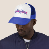 Hawaiisch-Blume-Manta-Rays Truckerkappe (Beispiel)