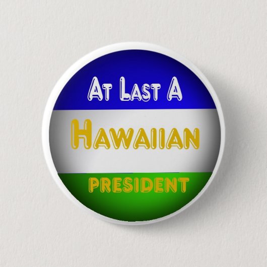 Hawaiisch Button (Vorderseite)