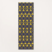 Hawaiisch-Gelbe Dreiecke Yogamatte (Vorderseite)