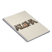 Hawaiisch-Polynesischer Aloha Bamboo Look Notizblock (Rechte Seite)