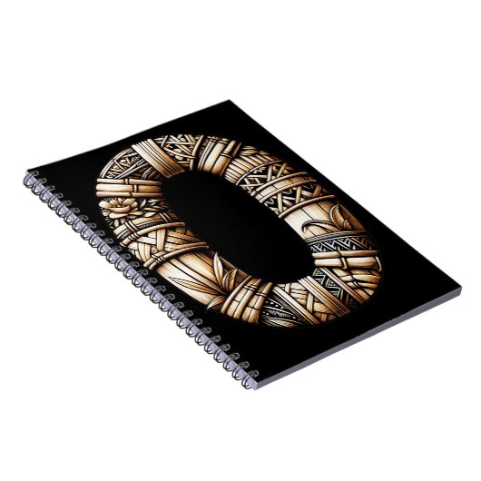 Hawaiisch-Polynesischer Aloha Letter O Custom Init Notizblock (Rechte Seite)