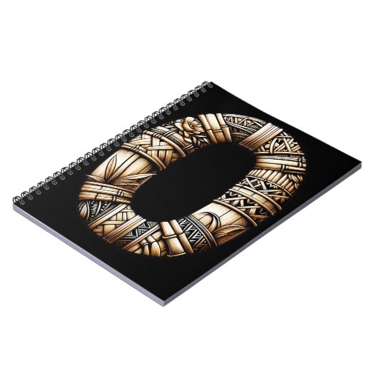 Hawaiisch-Polynesischer Aloha Letter O Custom Init Notizblock (Linke Seite)
