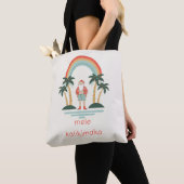 Hawaiisch/Regenbogen/Palmen Santa Tasche (Von Nahem)