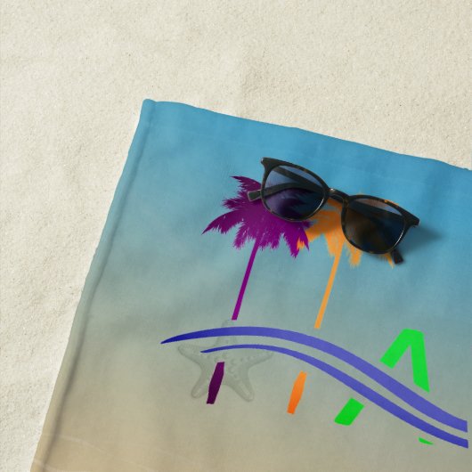 Hawaiisch Strandtuch (Beispiel)