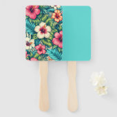 Hawaiisch/tropisch Fächer (Vorne und Hinten)