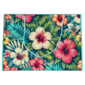 Hawaiisch/tropisch Große Geschenktüte (Vorderseite)