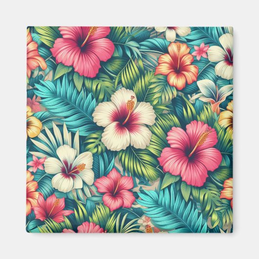 Hawaiisch/tropisch Magnet (Vorne)
