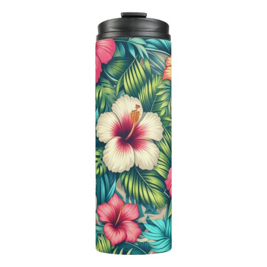 Hawaiisch/tropisch Thermosbecher (Vorderseite)