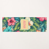 Hawaiisch/tropisch Yogamatte (Vorderseite (Horizontal))