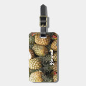 Hawaiische Ananas Gepäckanhänger (Vorderseite vertikal)