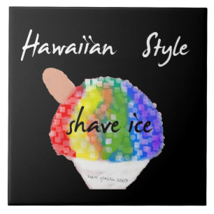 Hawaiische Art-dekorative Rasur-Eis-Fliese Fliese