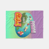 Hawaiische Art Fleecedecke (Vorderseite (Horizontal))