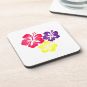 Hawaiische Blumen Getränkeuntersetzer (Linke Seite)
