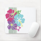 Hawaiische Blumen Mousepad (Mit Mouse)