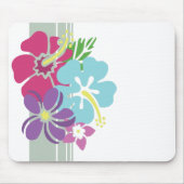 Hawaiische Blumen Mousepad (Vorne)