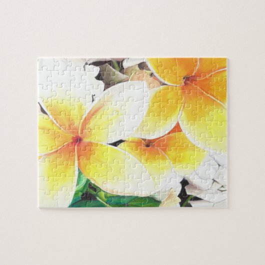 Hawaiische Blumen Puzzle (Horizontal)