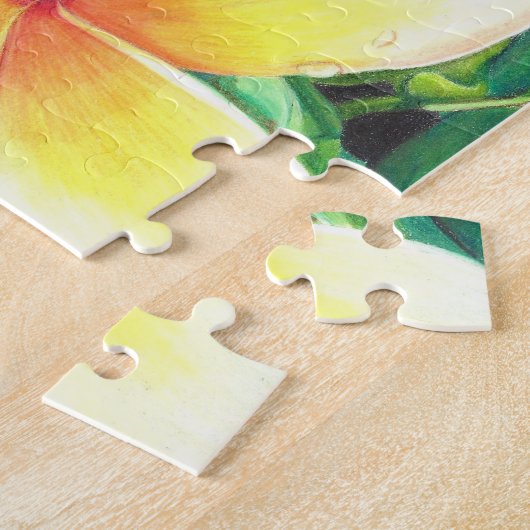 Hawaiische Blumen Puzzle (Seite)