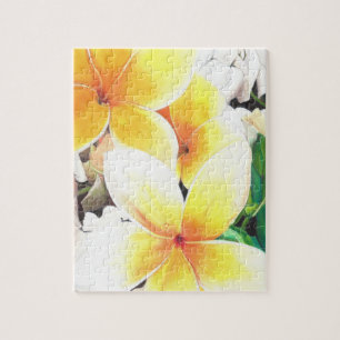 Hawaiische Blumen Puzzle