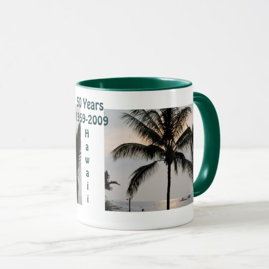 Hawaiische Eigenstaatlichkeit Tasse (VorderseiteRechts)