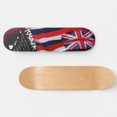 Hawaiische Flagge Skateboard (Horizontal)