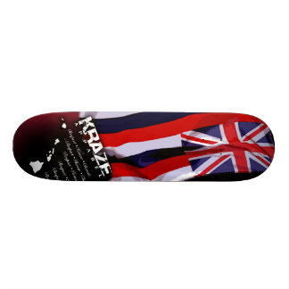 Hawaiische Flagge Skateboard