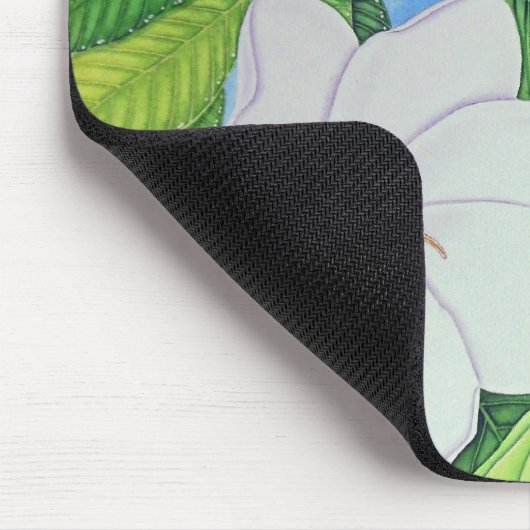 Hawaiische Gardenias Mousepad (Ecke)