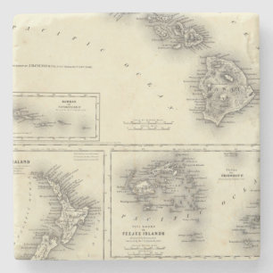 Hawaiische Gruppen-oder Sandwich-Inseln Steinuntersetzer